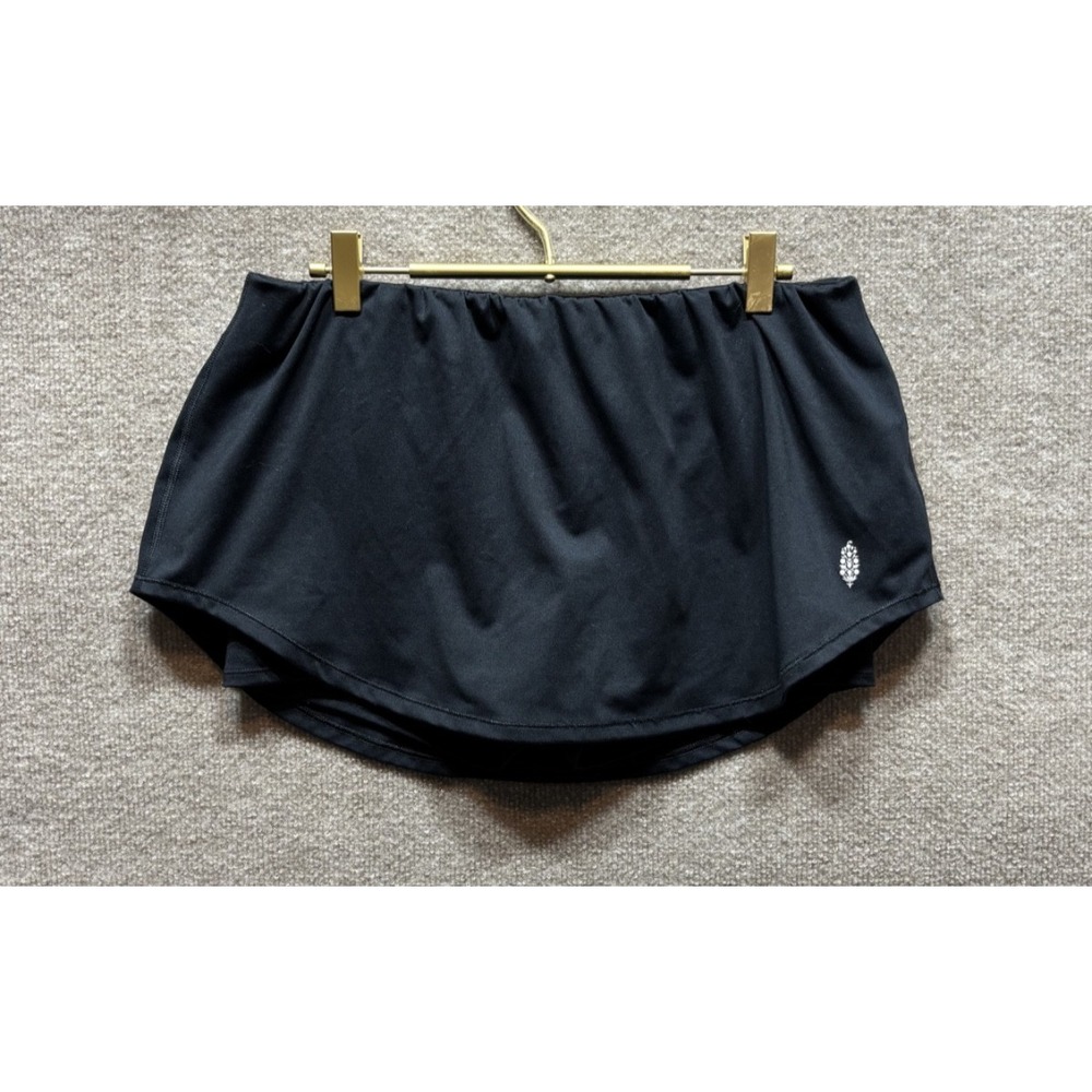 Free People Skirt Movement All Around Micro Skort Lined Women's Medium Black EUC